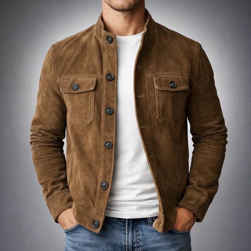 Men's classic style jacket, versatile outerwear for year-round wear. Comfortable and fashionable men's apparel.