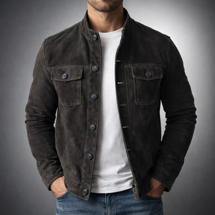 Men's classic style jacket, essential outerwear for all seasons. Fashionable and versatile men's apparel.