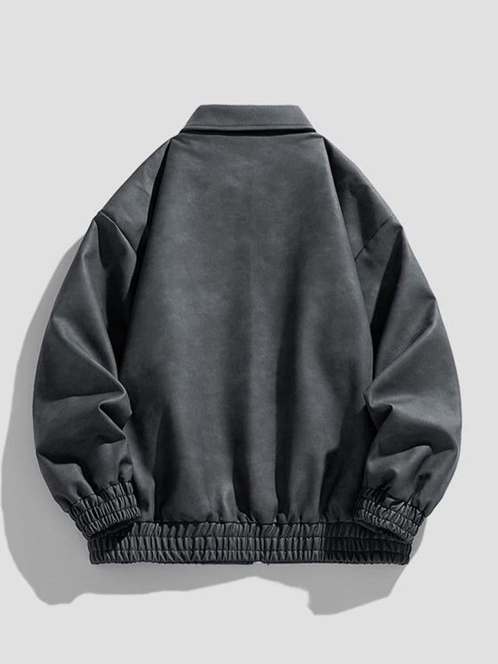 Comfortable men's classic trucker style jacket, perfect for versatile everyday wear and layering.