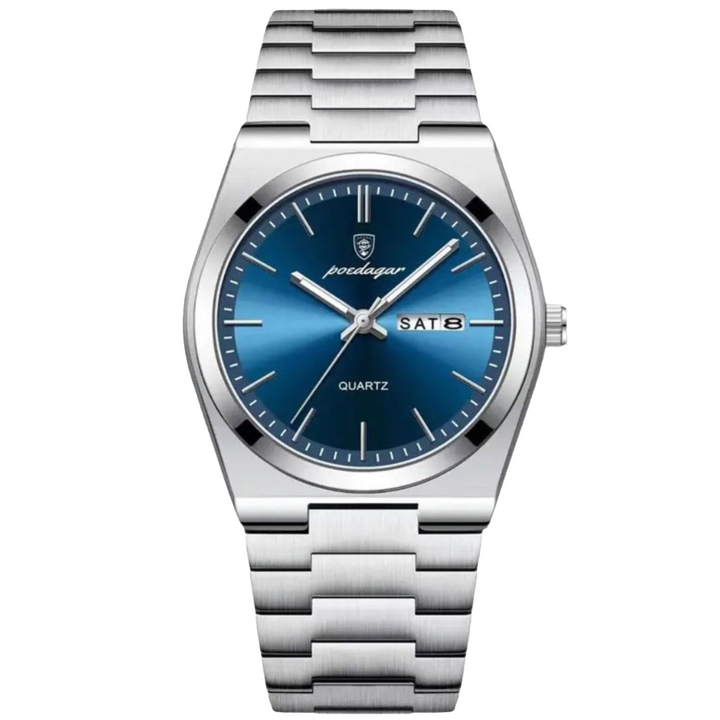Stylish men's classic wristwatch with a sleek dial and date display, ideal for any occasion or as a thoughtful gift for him.