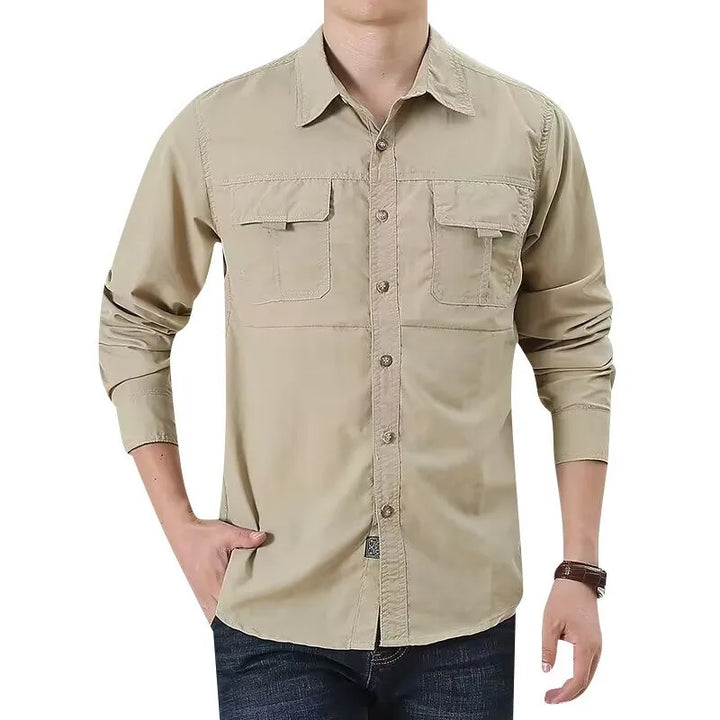 Durable men's Claymore tactical shirt, quick-dry performance top, perfect for any outdoor adventure.