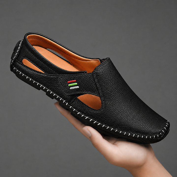 Durable men's comfort sandals, adjustable strap, ideal for walking, vacation, and summer daily use.