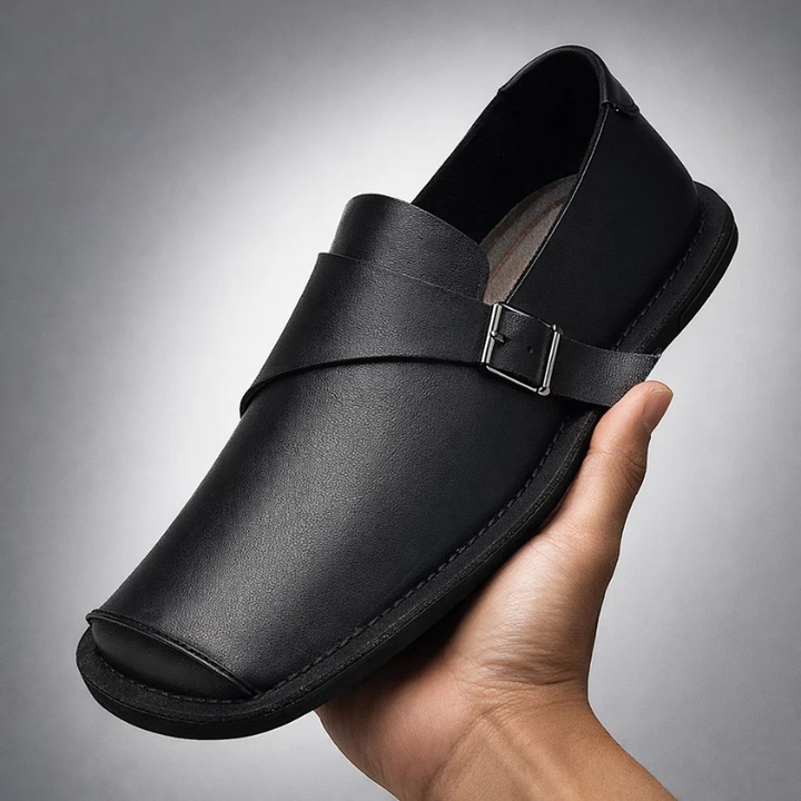 Sleek men's casual-to-formal slip-on loafers, offering effortless style and comfort for modern men.