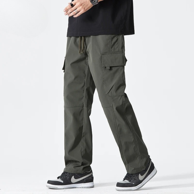Relaxed fit men's cargo pants, perfect for casual wear, comfort & everyday style.