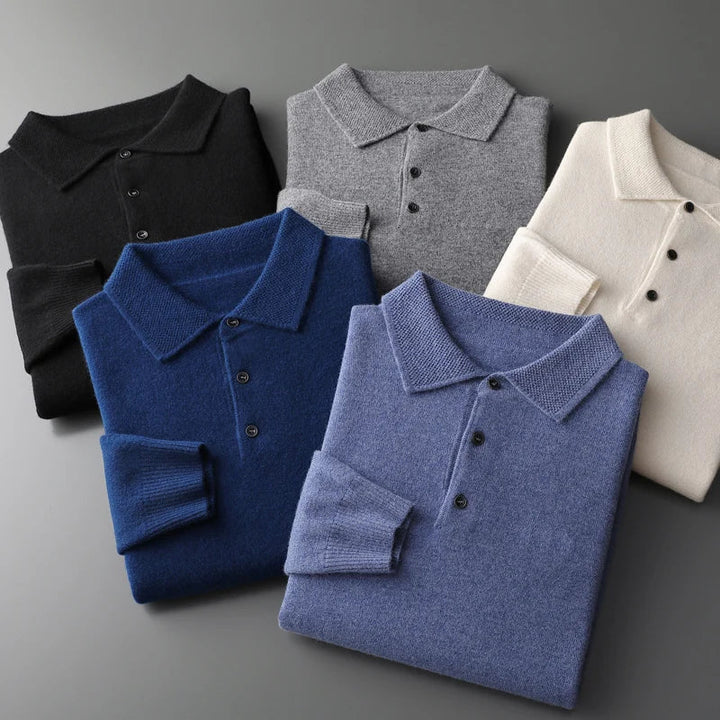 Modern men's polo shirt for everyday wear. Versatile, comfortable, and elegant for business casual outfits.