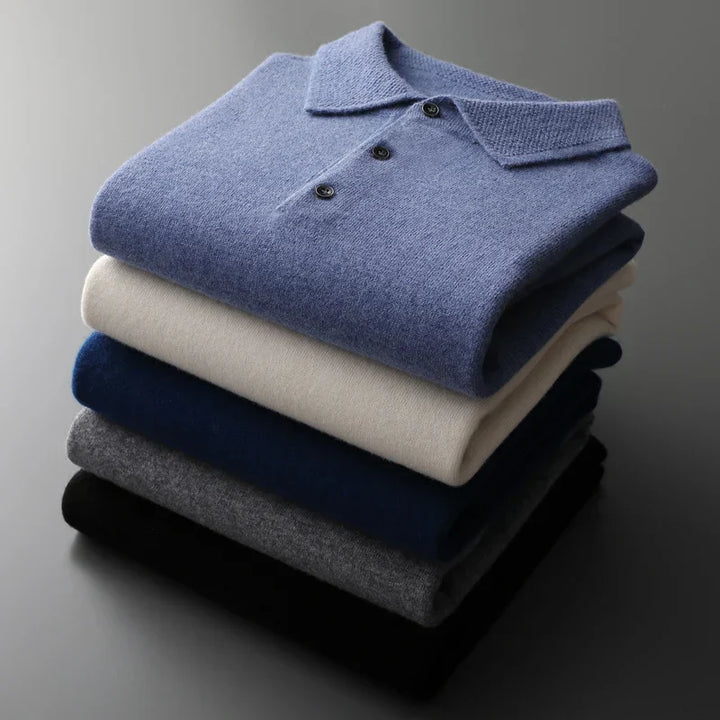 Elegant Men's Versatility Polo. Short sleeve, comfortable, and perfect for business casual to everyday wear.