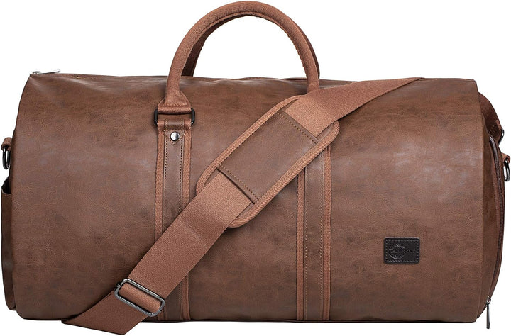 Men's convertible garment duffel bag, perfect carry-on weekender for business travel & suit protection.