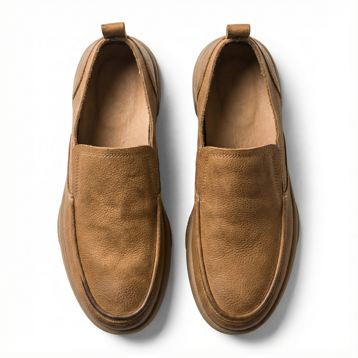 Men's comfortable slip-on loafers, designed for durable wear and all-day ease.