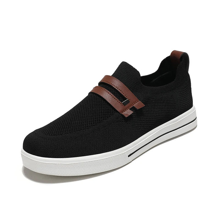 Echelon men's breathable slip-on loafers, ideal casual shoes for comfort, style, and everyday versatility.