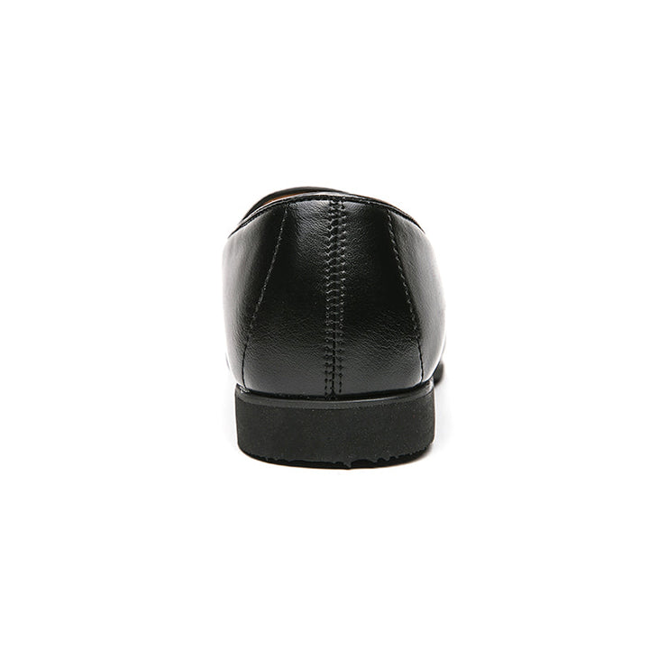Stylish men's elegant polished tassel loafers, a classic slip-on shoe for versatile formal and casual men's fashion.