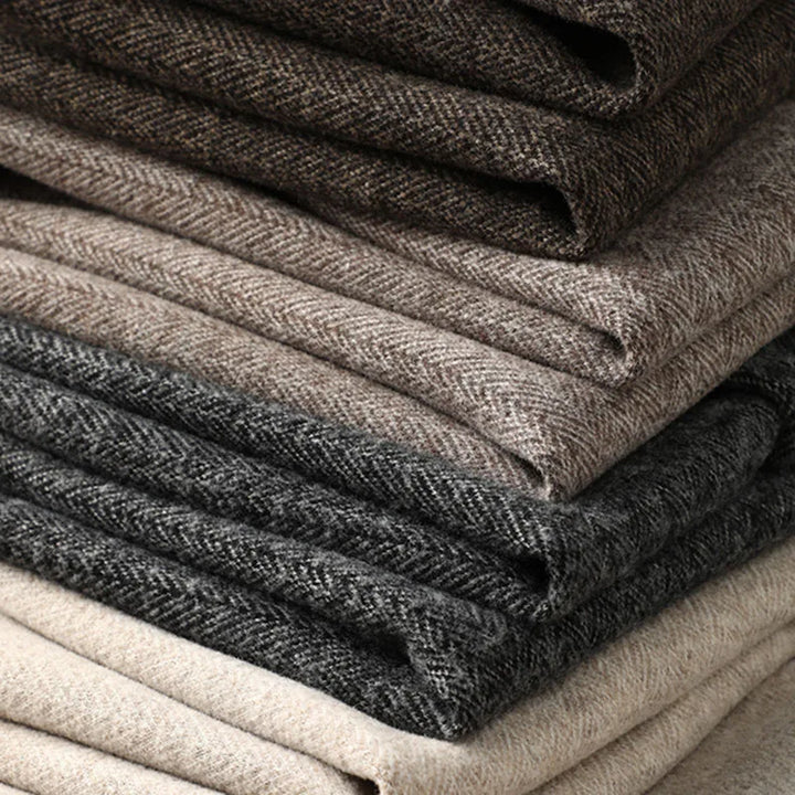 Smart men's tailored pants, elegant and comfortable for business or casual settings.