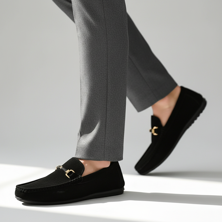 Fashionable men's elegant slip-on loafers, providing comfort and style for any occasion.