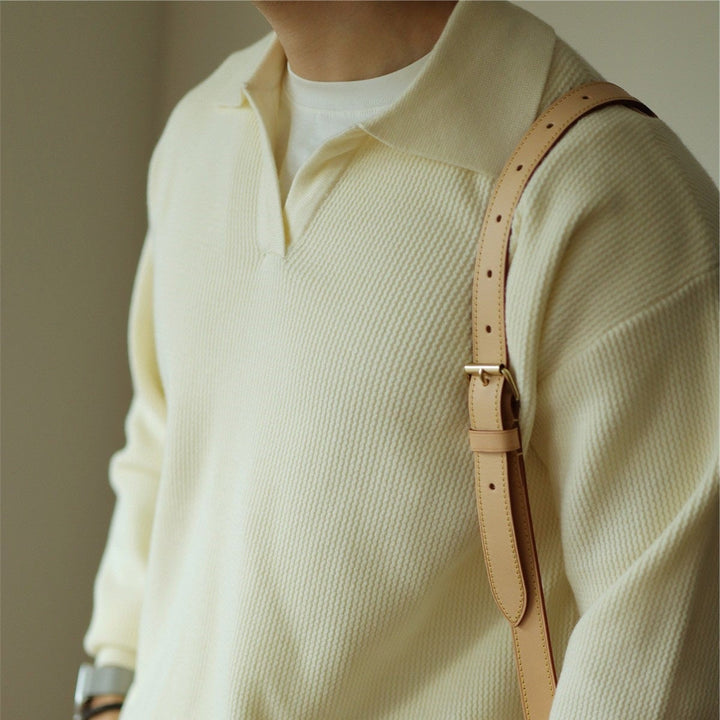 Men's Ellis Knit Polo. Classic fit, short sleeve knit shirt for casual and smart everyday comfort.