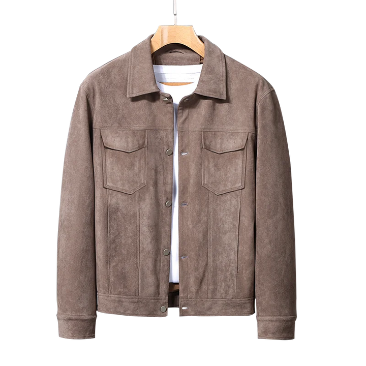 Men's durable button-front everyday jacket, offering versatile casual outerwear styling.