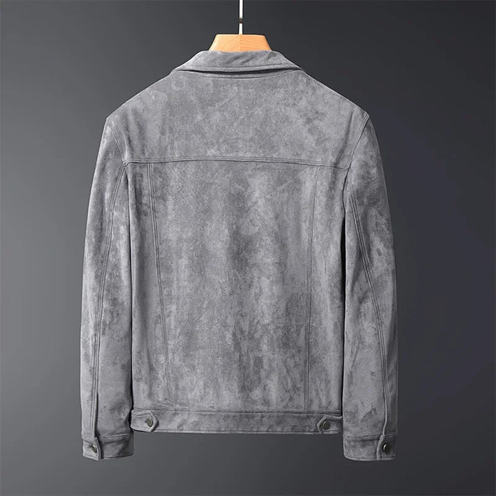 Comfortable men's everyday button-front jacket. Versatile casual outerwear for all seasons.