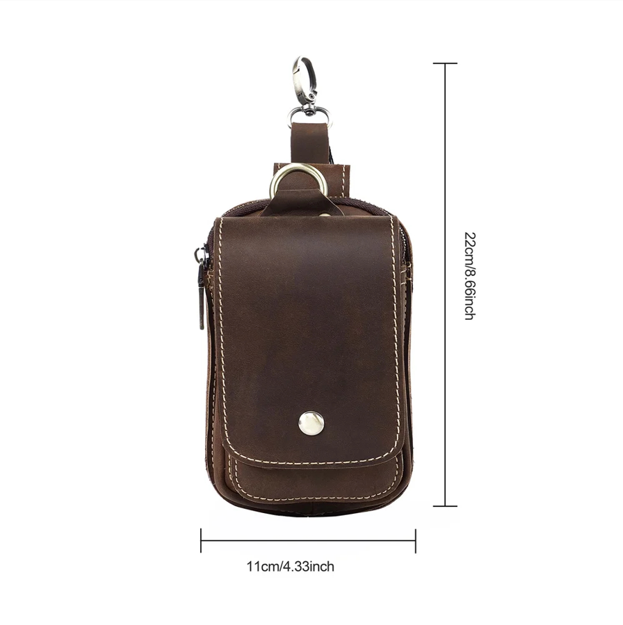 Versatile men's everyday carry organizer pouch, great for travel & accessories. A perfect gift for him.