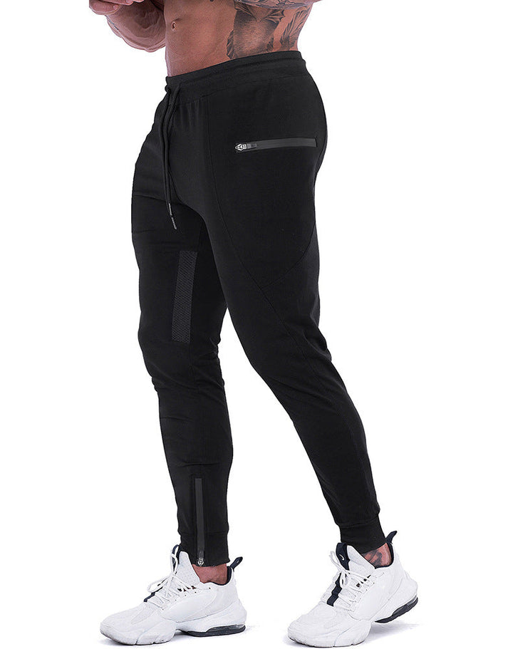 Comfortable men's pants, tapered joggers for lounging or light exercise. Soft cotton blend material.