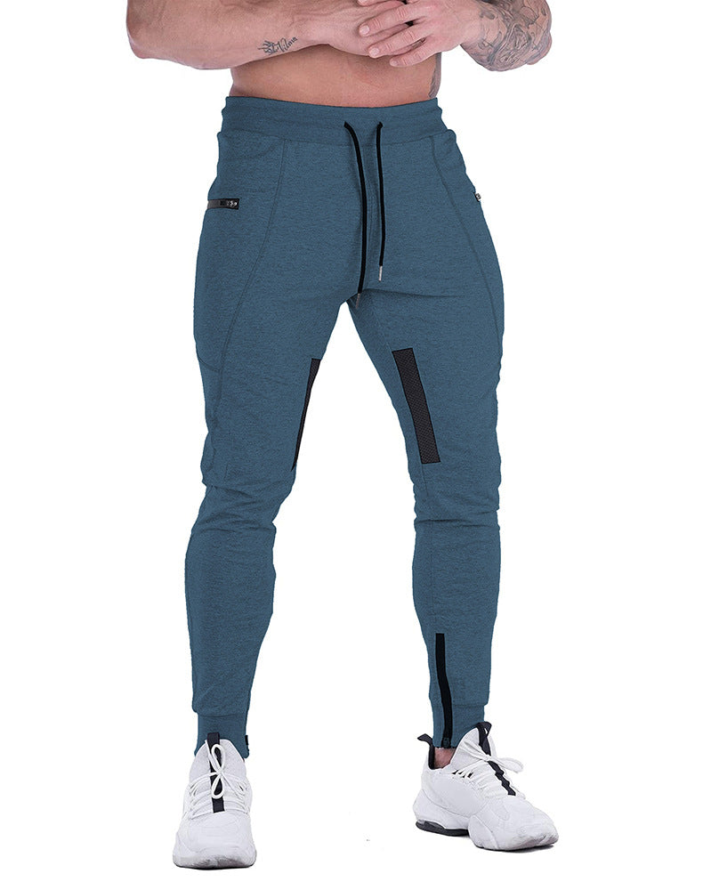 Men's casual tapered joggers with an adjustable drawstring waist. Comfortable cotton blend for daily wear.
