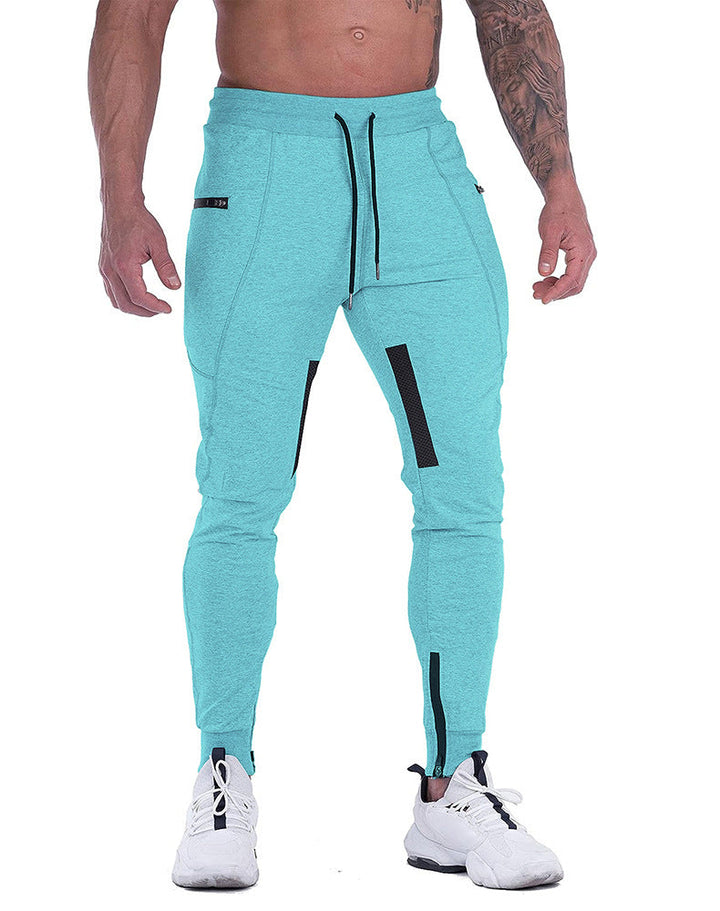 Activewear tapered joggers for men. Cotton blend comfort, great for gym or everyday errands.
