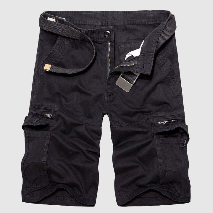 Durable Men's Cargo Shorts, ideal for rugged outdoor exploration, travel, and long-lasting utility.