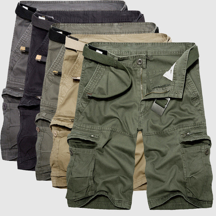 Lightweight, comfortable Men's Cargo Shorts designed for ultimate utility on summer hikes & travel.