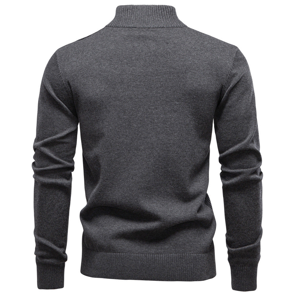 Versatile men's half-zip pullover, a stylish and comfortable Florence sweater.