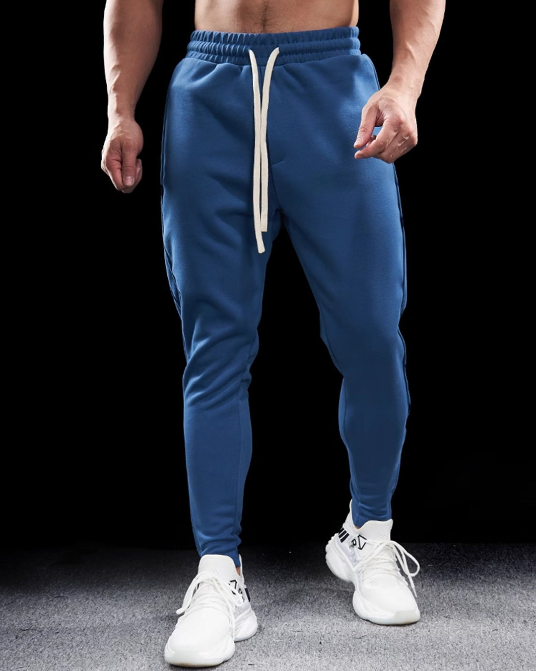 Men's Girona Zip Joggers, premium athletic sweatpants designed for comfort & men's fashion.