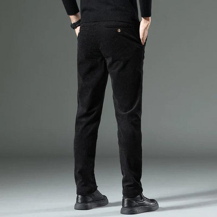 Versatile men's textured Glendale Corduroy Pants. Comfortable & stylish bottoms for everyday wear.