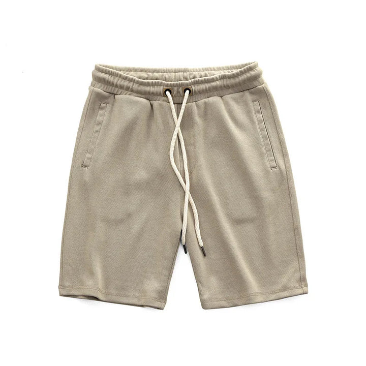 Close-up of Men's Harlan performance shorts fabric, ideal for workout gear & active lifestyle.