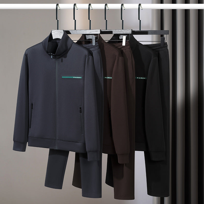 Stylish men's Hype Edge matching tracksuit set, ideal for sporty casual wear and active comfort.
