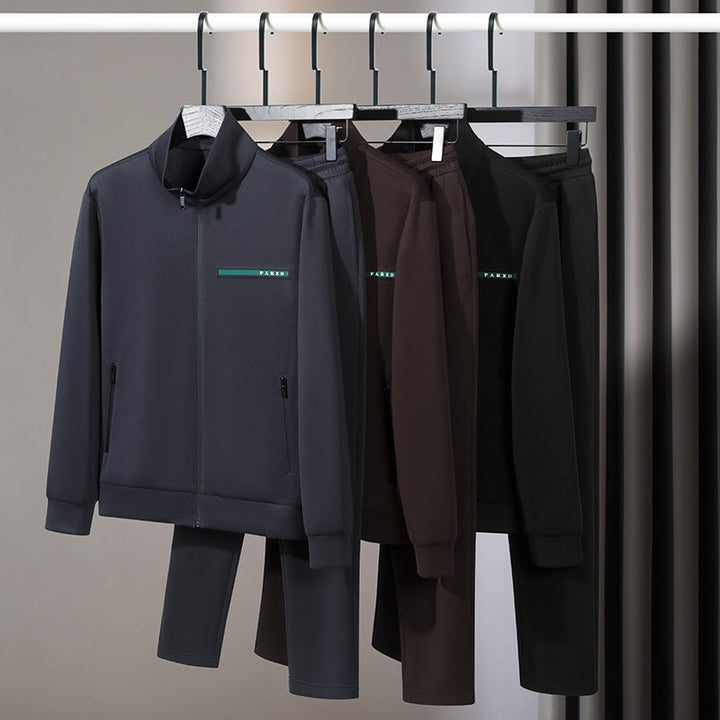 Stylish men's Hype Edge matching tracksuit set, ideal for sporty casual wear and active comfort.