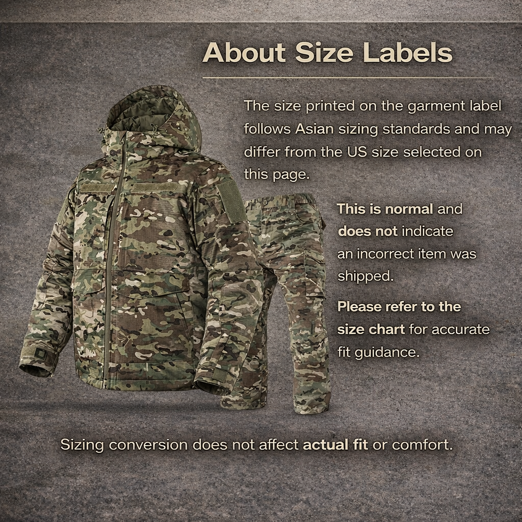 Winter camouflage hoodie and pants set for men, insulated and rugged