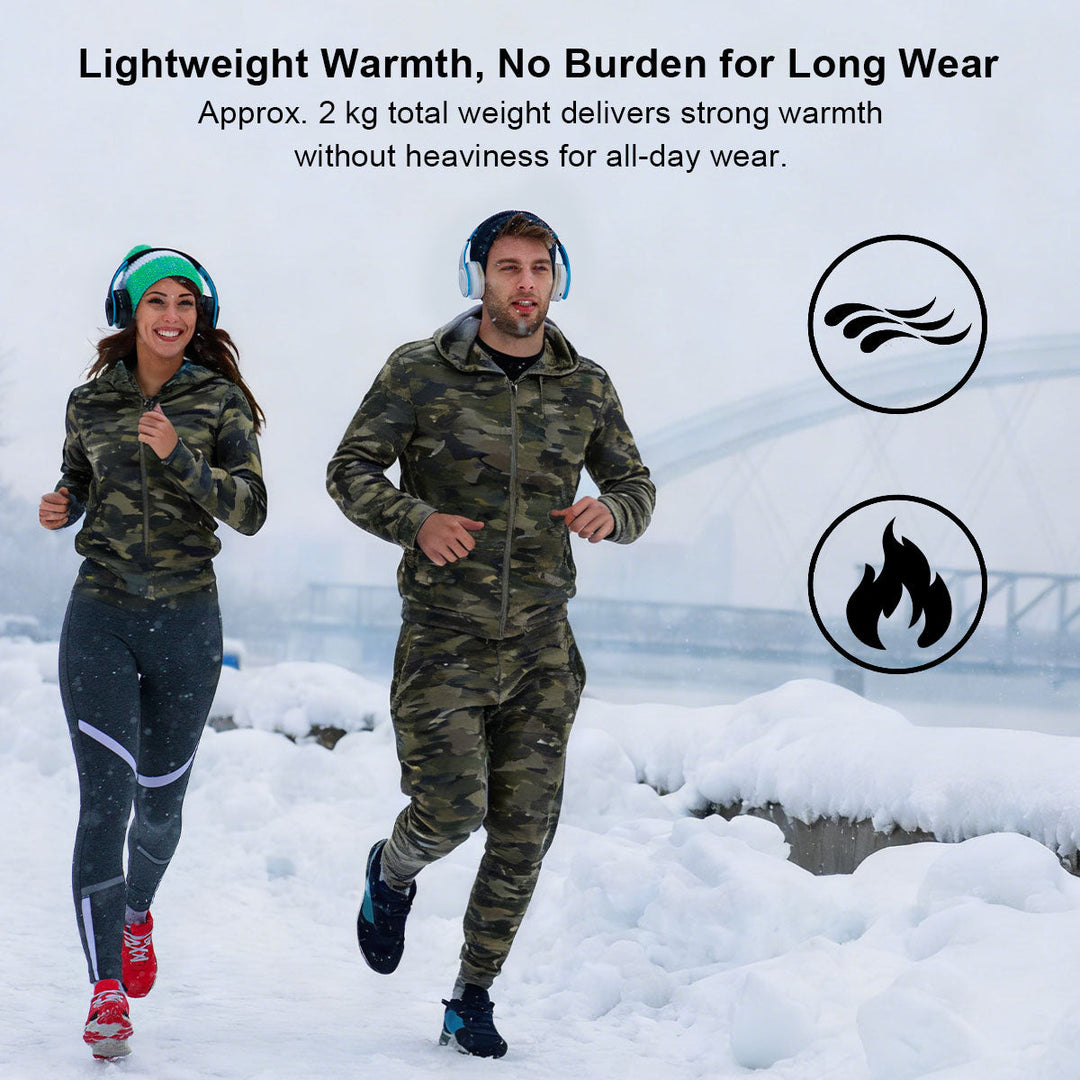Rugged men's insulated camo apparel, ideal for hunting and outdoor tasks