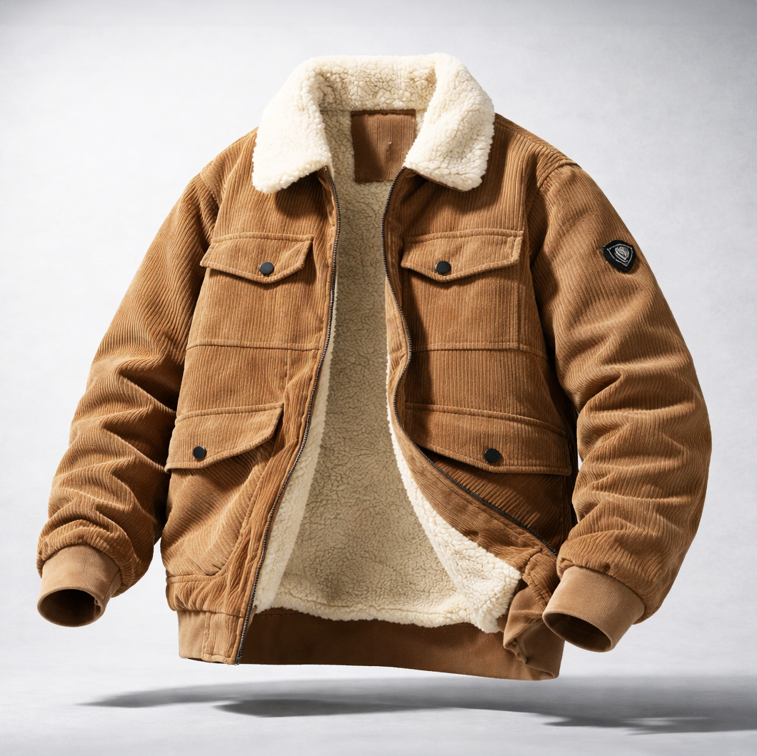 Warm men's winter jacket featuring strong insulation for extreme cold. Essential, stylish outerwear for men.