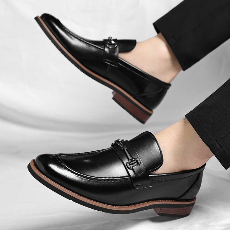 Men's dress Italian loafers for sleek comfort. Slip-on casual or formal footwear with durable sole.