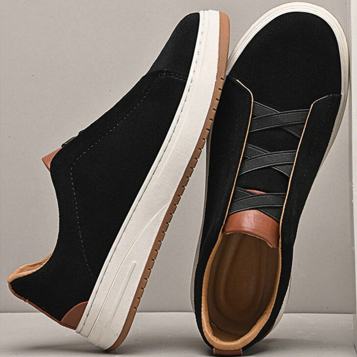 Men's casual slip-on sneakers, perfect for versatile daily fashion & comfort.