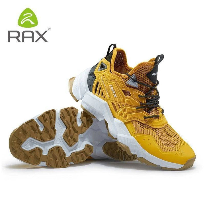 Durable men's trekking shoes, designed for lightweight comfort and breathability on trails.