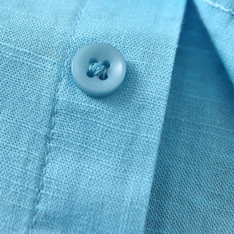 Breathable men's lightweight button-up, a relaxed fit for ultimate summer ease.