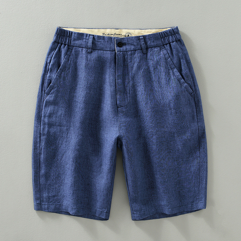 Modern style men's comfortable lightweight shorts, designed for everyday wear with an elastic waist.