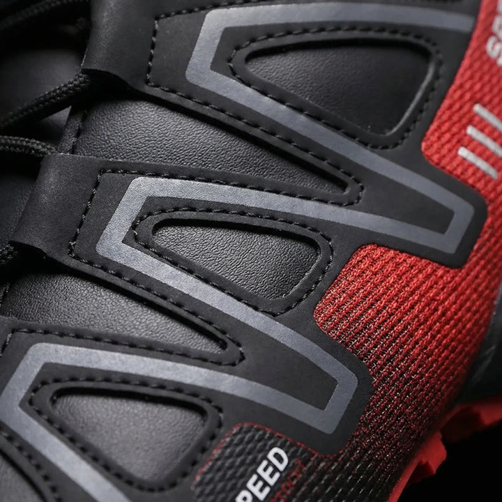 Men's winter hiking boots, insulated & lightweight, offering non-slip grip for cold weather outdoor trails & footwear.