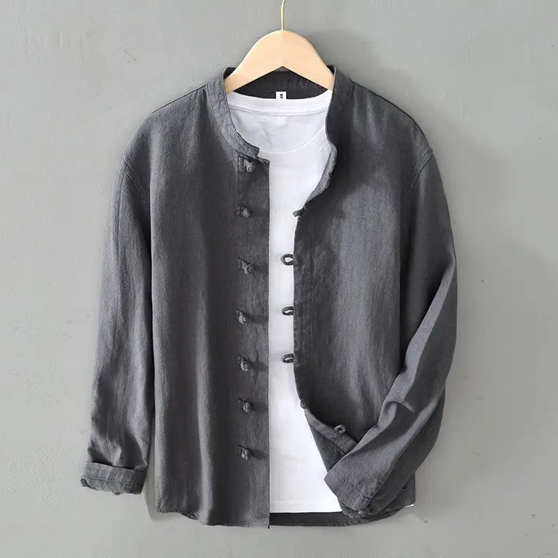 Stylish men's lightweight Katana jacket for summer comfort. Modern menswear, ideal for casual everyday wear.