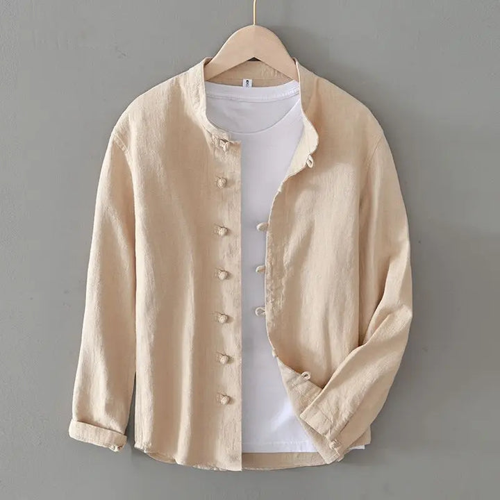 Comfortable men's lightweight Katana jacket, perfect for summer style. Versatile, modern casual outerwear.