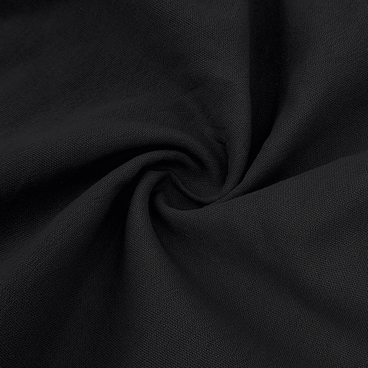 Breathable men's lightweight linen polo set, ideal for summer loungewear and casual comfort.