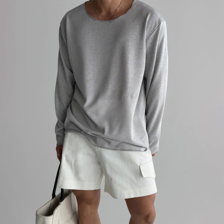 Versatile men's lightweight pullover, ideal for all-day comfort and effortless everyday casual style.