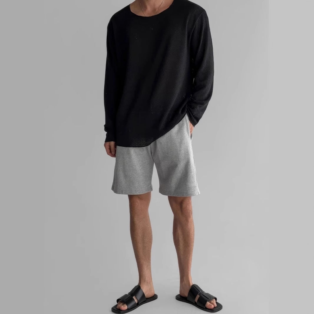 Lightweight men's pullover, perfect for versatile casual wear, with a comfortable relaxed fit and everyday style.