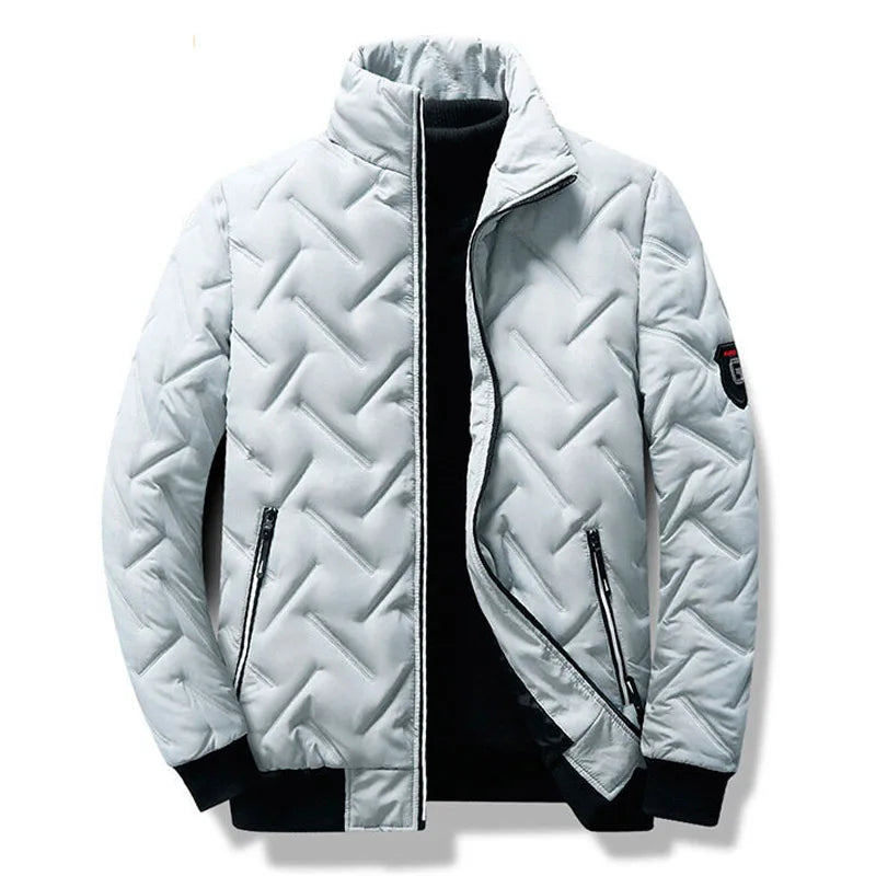 Men's lightweight quilted jacket, perfect everyday outerwear for stylish spring and fall comfort.
