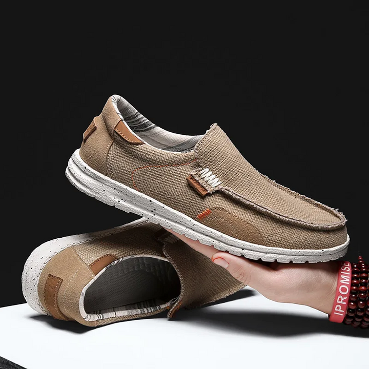 Men's lightweight slip-on shoes for effortless daily comfort, breathable & non-slip casual footwear.