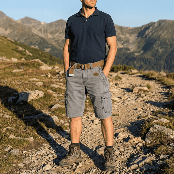 Men's Maverick cargo shorts with multi-pocket design, ultimate storage & utility.