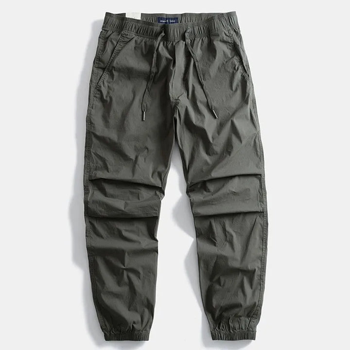 Men's Milo gray cargo pants: ultimate comfort & versatile style for everyday wear, travel & outdoor activities.