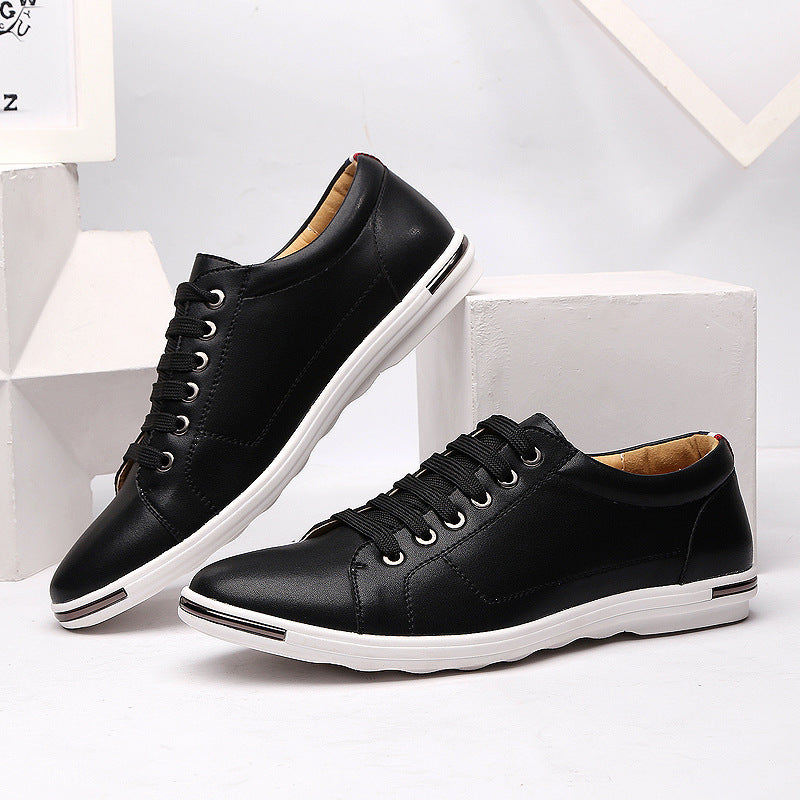 Red men's stylish casual sneakers, perfect for modern everyday wear and comfort footwear.
